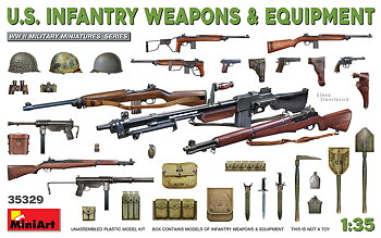 Vapenutrustning för U.S infanteri 1/35