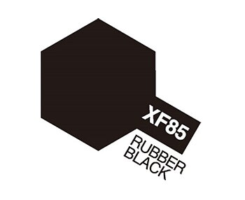Tamiya Akrylfärg matt, XF85 Rubber Black, 10 ml