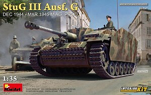 StuG III Ausf. G Dec 1944 - Mar 1945 m. interiör kit 1/35