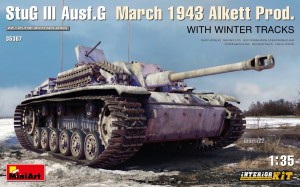 StuG III Ausf. G Mars 1943 m. interiör kit 1/35