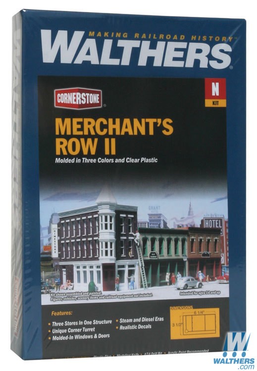 Merchant's Row II, Walthers Co - 2