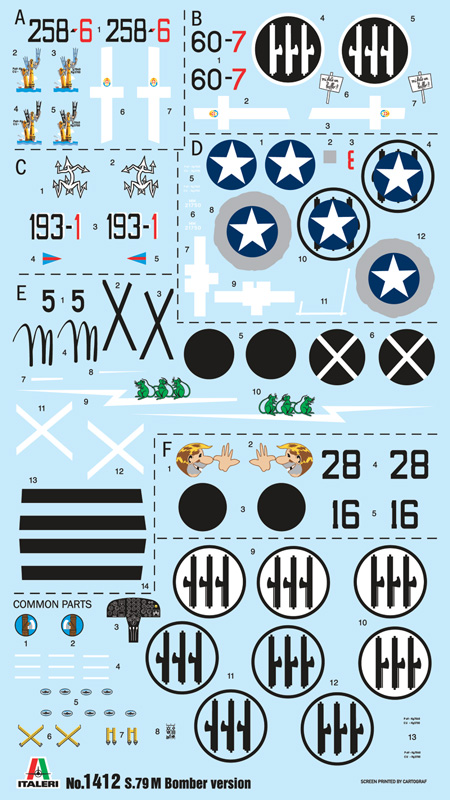 SM-79 Sparviero Bomber version 1/72 - 2