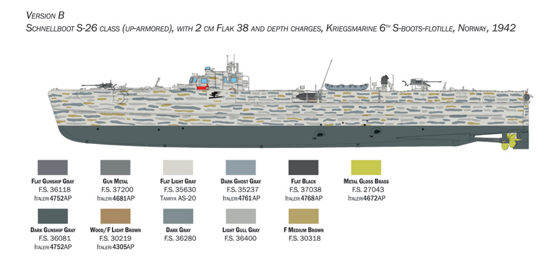 Schnellboot S-26/S-38 1/35 - 4