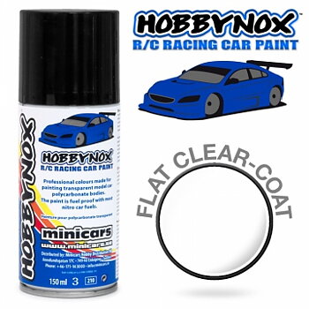 Matt Klarlack R/C Racing Car Spray Färg 150 ml