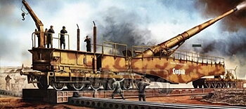 Railroad Gun 280mm K5(E) Leopold, 1/35