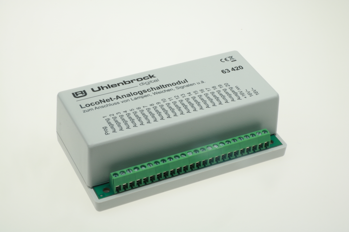 LocoNet-Magnetartikeldekoder, analog