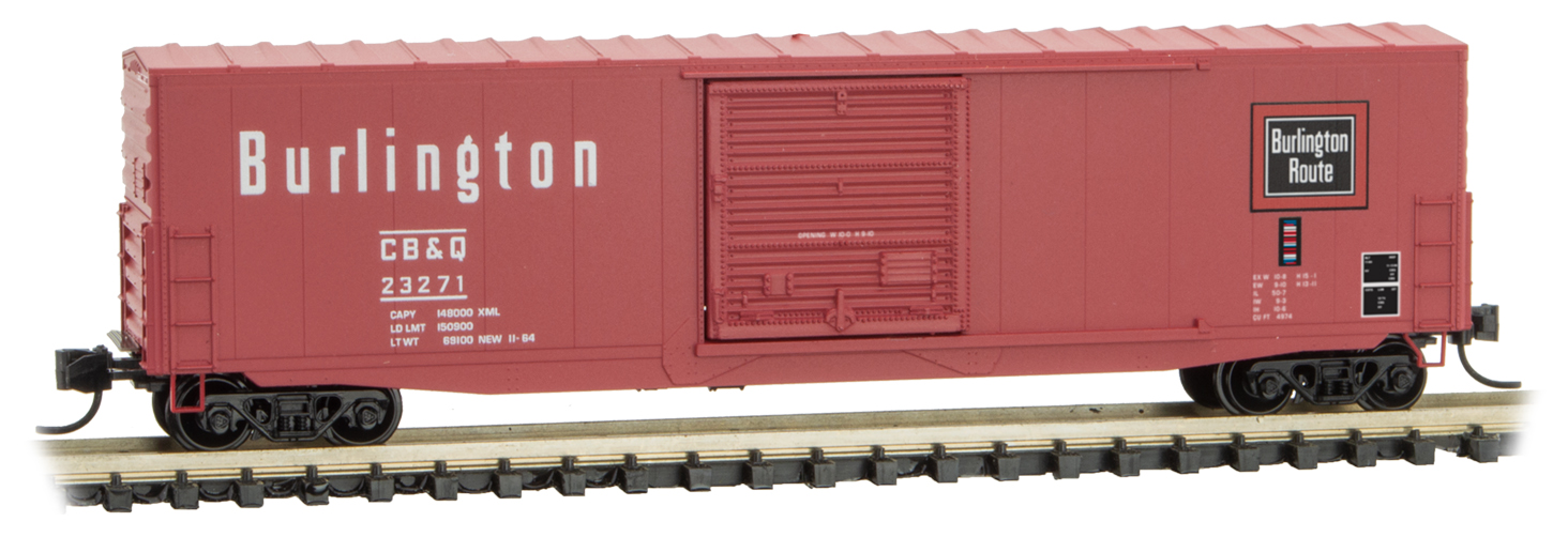 Standard 50" box car w/o roofwalk CB&Q 23271
