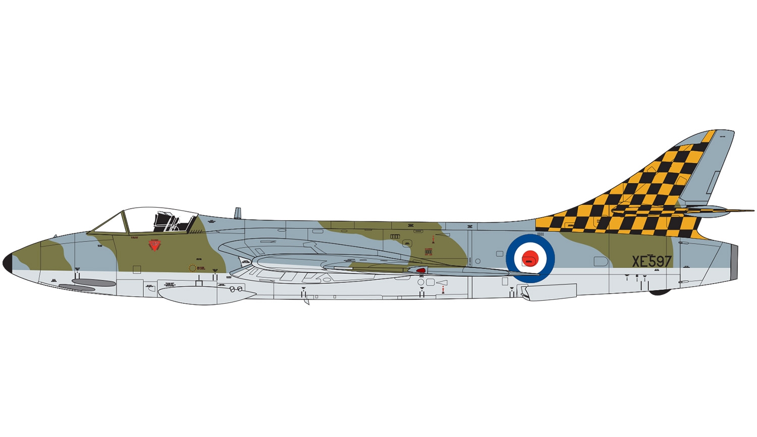 Hawker Hunter F6 1/48 - 2