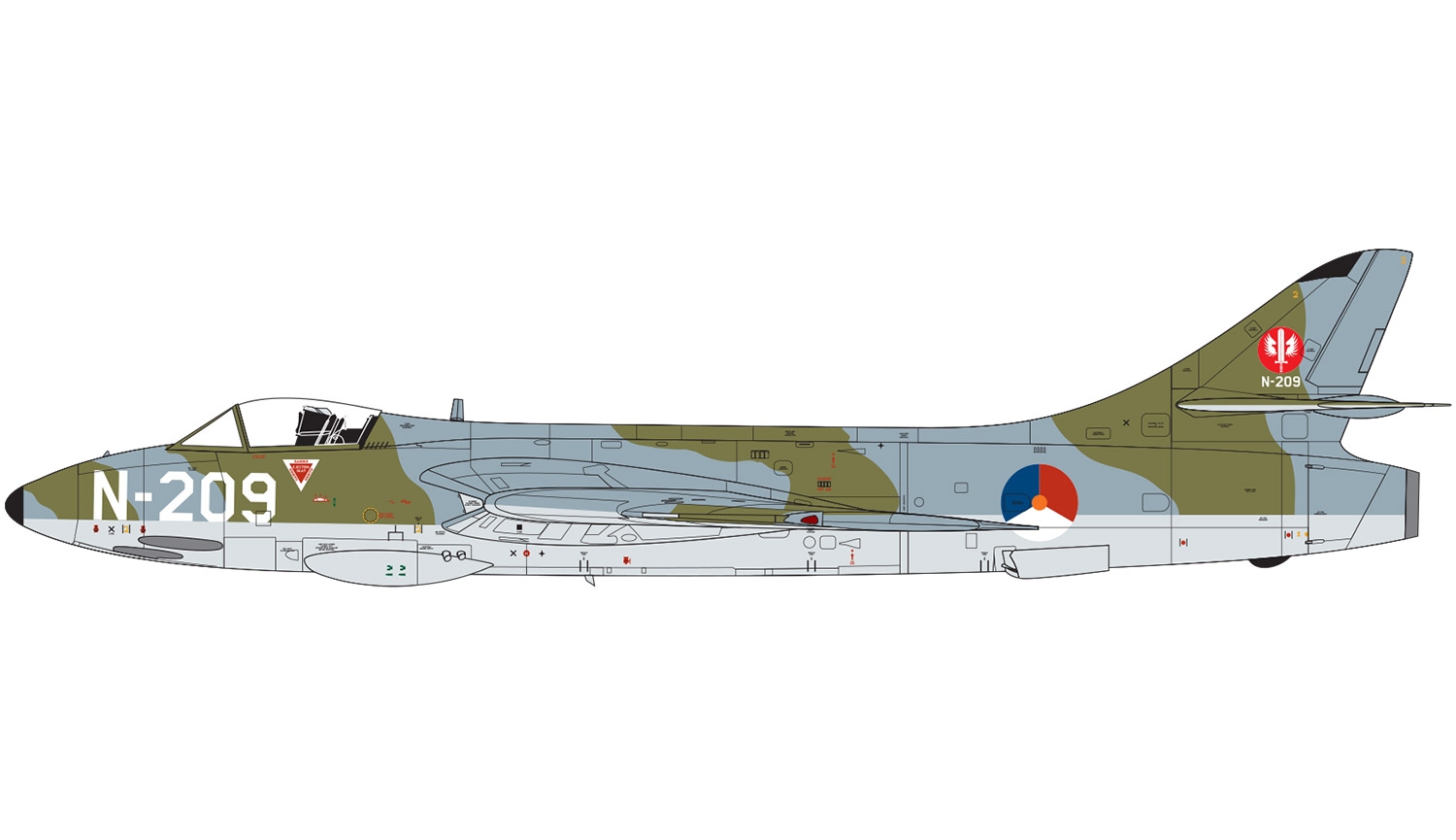 Hawker Hunter F6 1/48 - 4