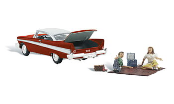 Parked For a Picnic - HO Scale