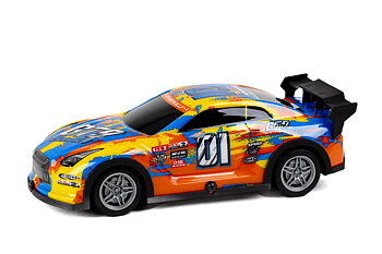 Champion GT9 w/light R/C 1:22, 27MHz, yellow/blue