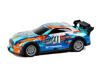 Champion GT9 w/light R/C 1:22, 27MHz, blue/orange