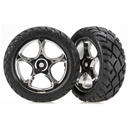 Däck & Fälg Anaconda/Tracer Krom 2.2" 2WD Fram (2)