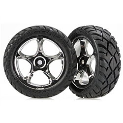 Tires & Rims Anaconda/Tracer Chrome 2.2" 2WD Front (2)