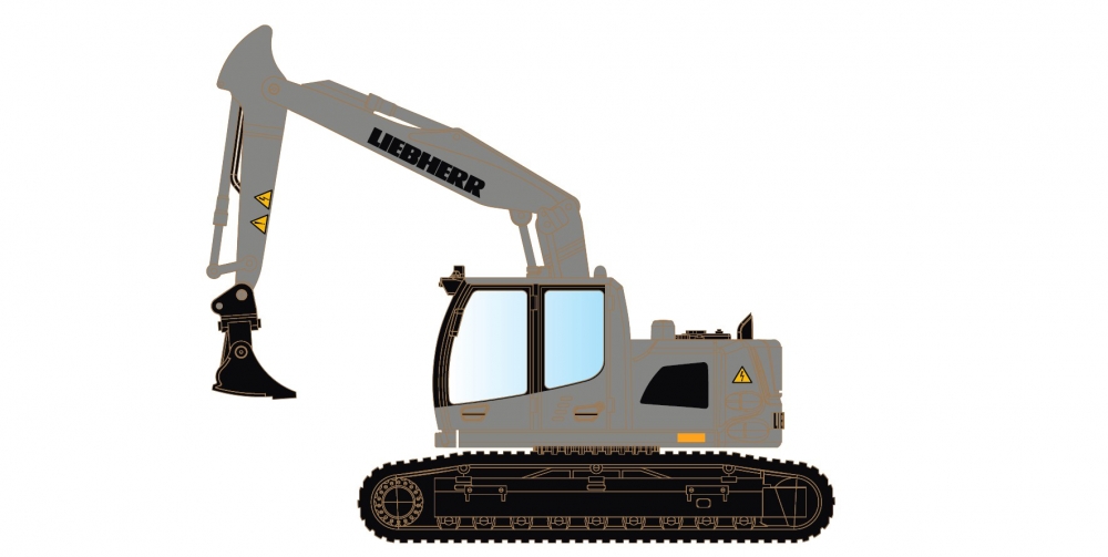 Liebherr Compact bandgrävare m