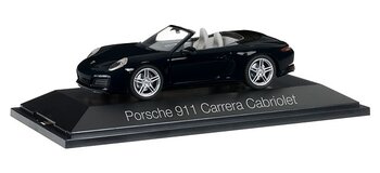 Porsche 911 Carrera Cabriolet 991 II, deep black metallic