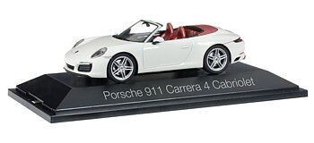Porsche 911 Carrera 4 Cabriolet, carrara white metallic