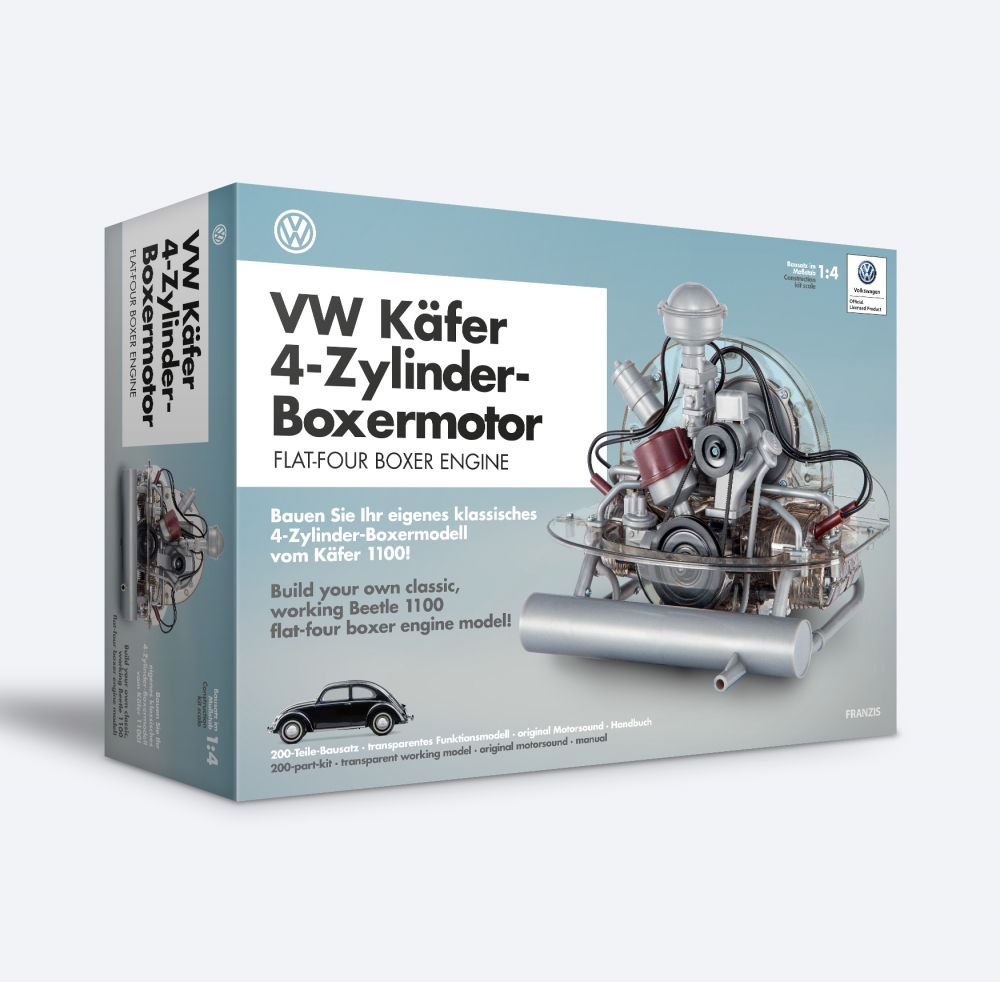 VW 'bubbla' 4-cyl. Boxermotor byggsats 1/4