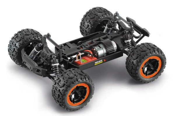 Slyder MT 1/16 4WD Electric Monster Truck - Orange - 4