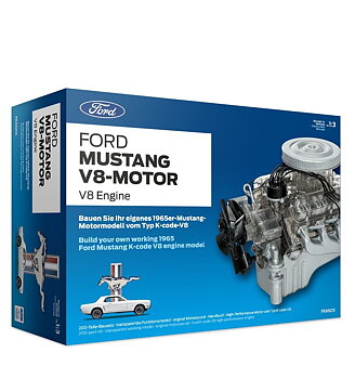 Ford Mustang V8-Motor Bausatz