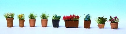 Blommor i krukor, Lasercut