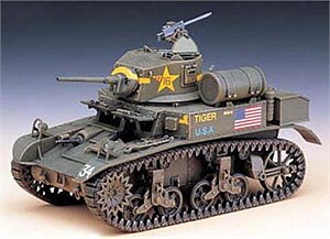 M3A1 Stuart lätt stridsvagn WWII USA 1/35