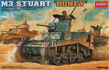 M3 Honey lätt stridsvagn WWII 1/35