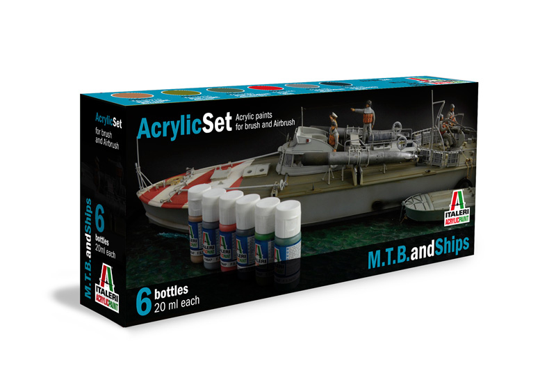 Akrylset (6) M..T.B. and Ships