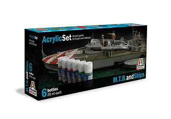 Akrylset (6) M..T.B. and Ships