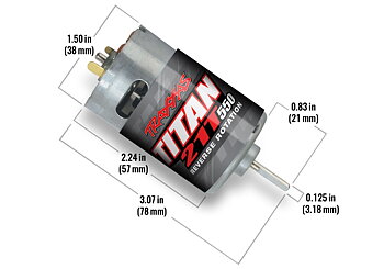 Motor Titan 550 E-Maxx 21T Omv