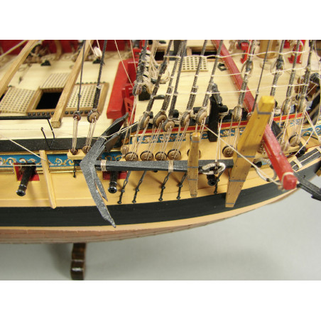 Modelset: HMS Mercury 1779, laser cut 1/72 - 4
