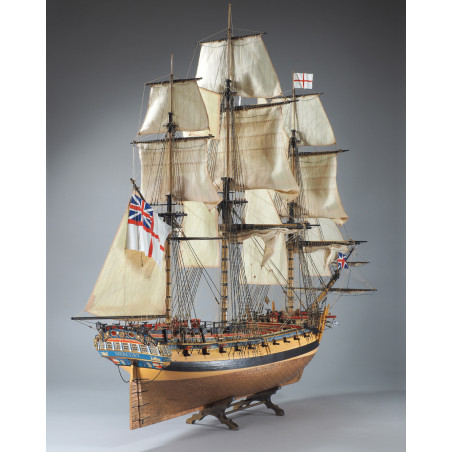 Modelset: HMS Mercury 1779, laser cut 1/72