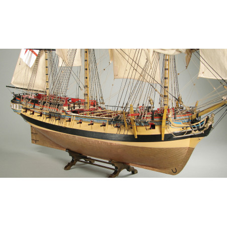 Modelset: HMS Mercury 1779, laser cut 1/72 - 2