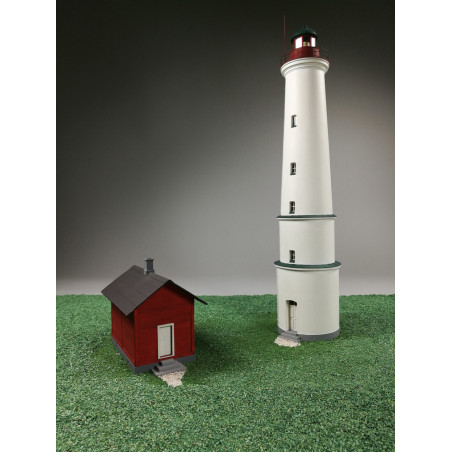 Lighthouse Marjaniemi, laser cut 1/72