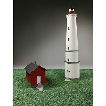 Lighthouse Marjaniemi, laser cut 1/72