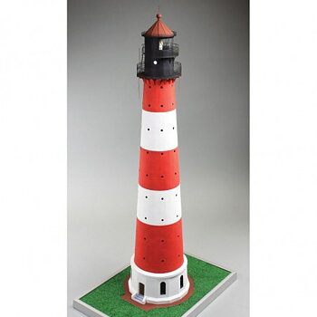 Lighthouse Westerheversand, laser cut 1/72