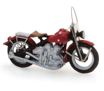 Motorcykel Liberator, röd