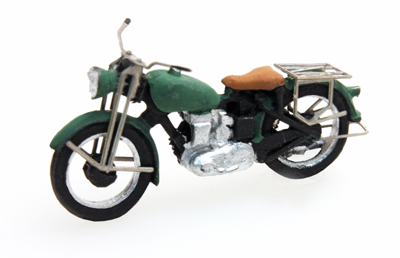 Motorcykel Triumph, grön