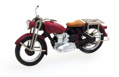 Motorcykel Triumph, röd