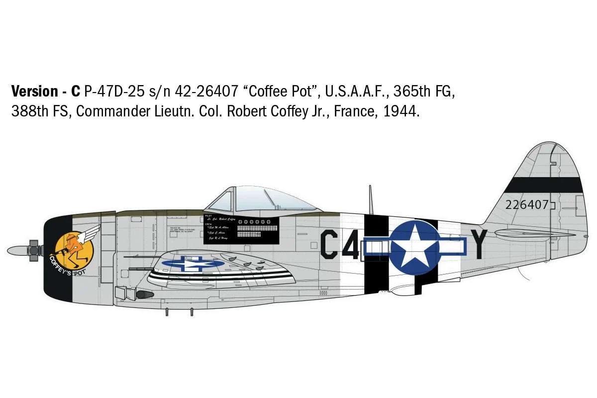 P-47D Thunderbolt 'E.T.O' 1/48 - 3