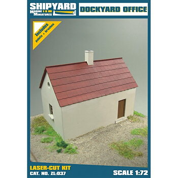 Dockyard Office, laser cut 1/72