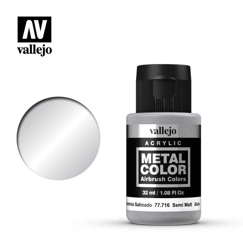 Metal Color Satin Aluminium, 32 ml