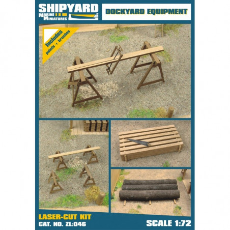 Dockyard Equipment, laser cut 1/72