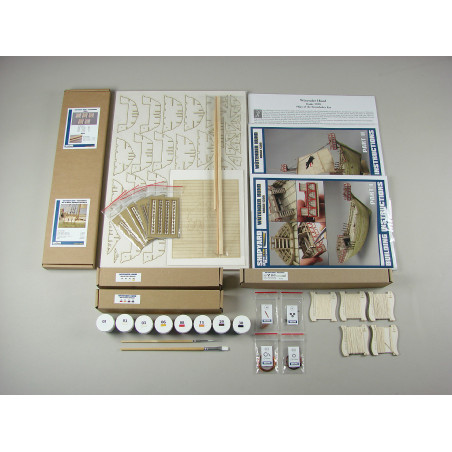 Modelset: Wütender Hund, Kogge 1390, laser cut 1/72 - 2