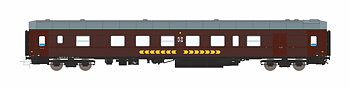 Personvagn B4R 5424 SJ Brun