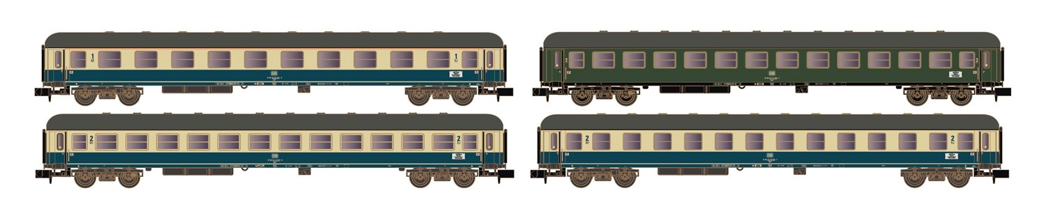 Vagnsats 'Interzonenzug' DB