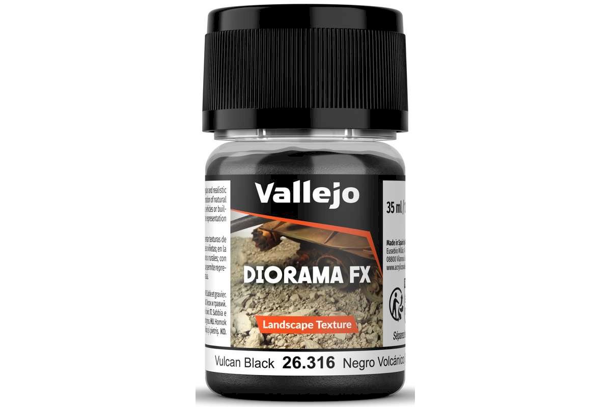 Diorama FX Vulcan svart 0,1-0,6mm, 35ml