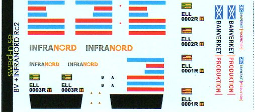 Dekalark Banverket/Infranor Rc2
