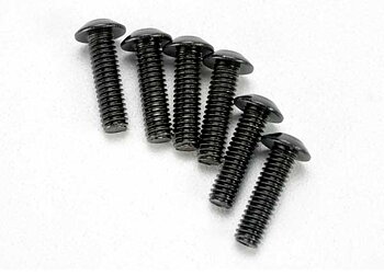  Screws, 4x14mm button-head machine (hex drive) (6)