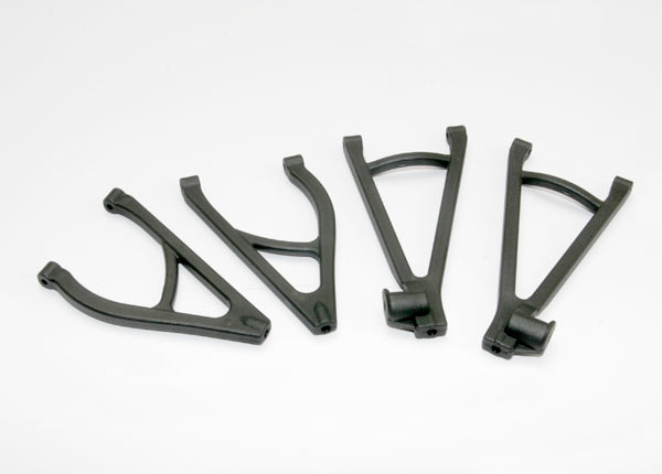  Suspension arm set, rear, extended wheelbase (lengthens wheelbase 10mm) (includes upper right & left and lower right & left arms)